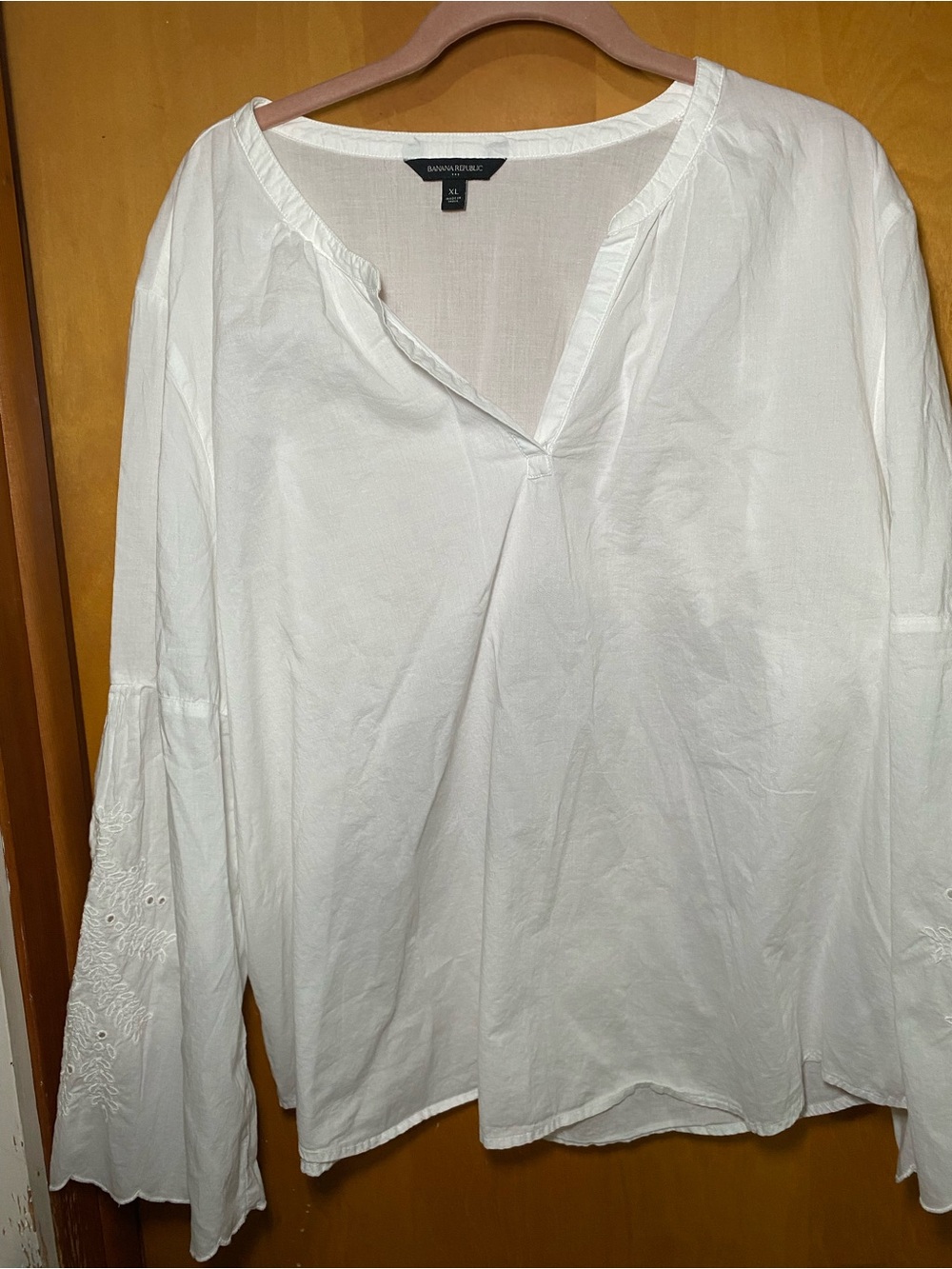 Banana Republic white cotton Top
